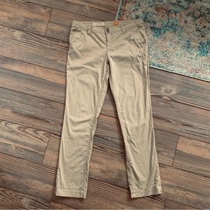 Khaki Anthropologie slacks